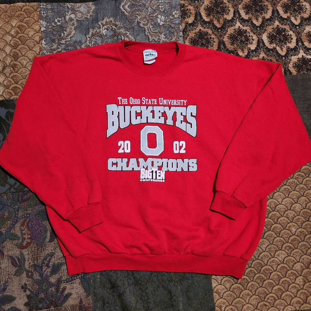 Vintage Ohio State Buckeyes Red Sweatshirt